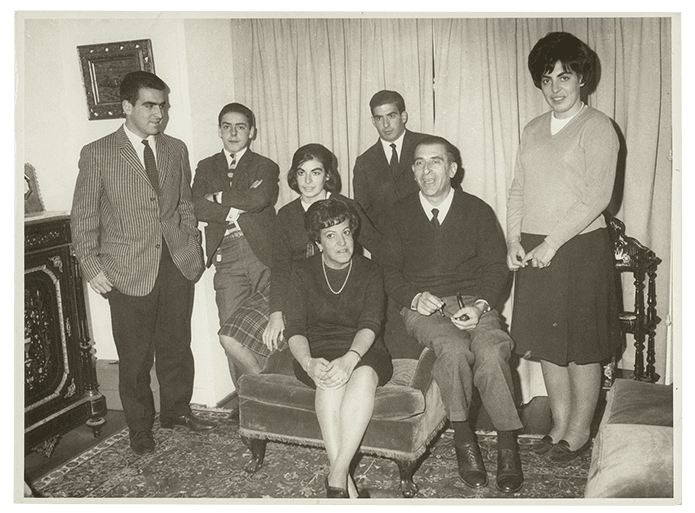 Eduardo Frei Montalva y su familia. Fotografía: Biblioteca del Congreso Nacional